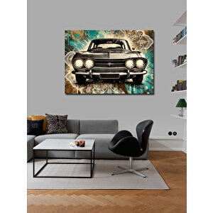 Kanvas Tablo Siyah Klasik Araba 70x100 cm