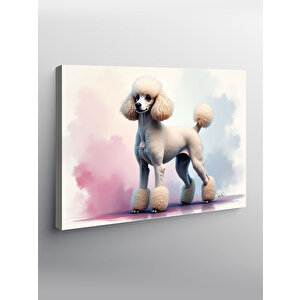Kanvas Tablo Zarif Beyaz Kaniş Köpek 70x100 cm