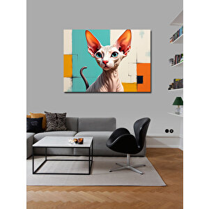 Kanvas Tablo Sfenks Cinsi Kedi 100x140 cm