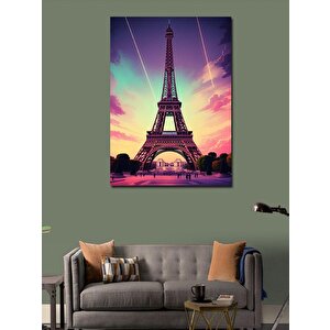 Kanvas Tablo Eiffel Kulesi Manzarası 70x100 cm