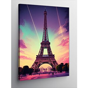 Kanvas Tablo Eiffel Kulesi Manzarası 50x70 cm