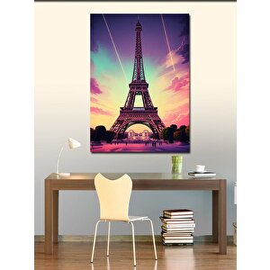 Kanvas Tablo Eiffel Kulesi Manzarası 50x70 cm