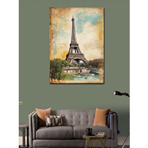 Kanvas Tablo Eiffel Kulesi Eskizi