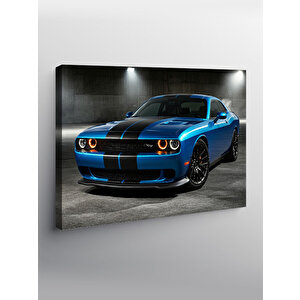 Kanvas Tablo Mavi Klasik Spor Araba 50x70 cm
