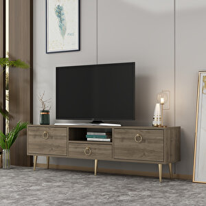 Drop Tv Ünitesi Ceviz-Altın Ceviz Gold