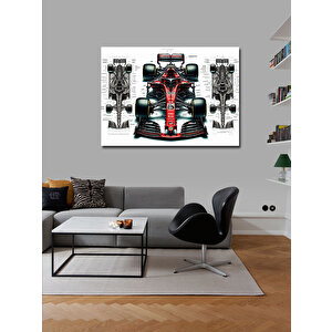 Kanvas Tablo Yarış Arabası Teknik Detay 50x70 cm
