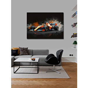 Kanvas Tablo Yarış Arabası Tasarımı 70x100 cm