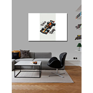 Kanvas Tablo F1 Yarış Arabası 100x140 cm