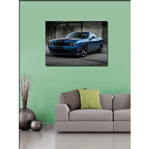 Kanvas Tablo Mavi Klasik Spor Araba 70x100 cm