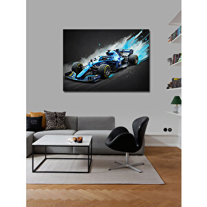 Kanvas Tablo Formula Yarış Arabası 100x140 cm