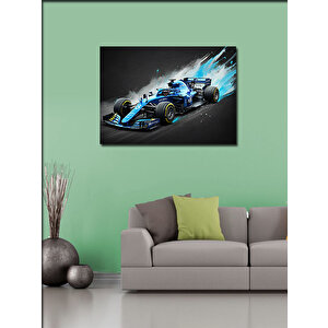 Kanvas Tablo Formula Yarış Arabası 70x100 cm