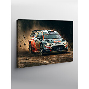 Kanvas Tablo Ralli Yarış Arabası 70x100 cm