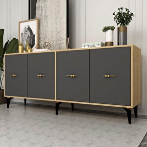 Sinta 180 Cm Konsol (kx180) Safirmeşe-antrasit Safir Antrasit