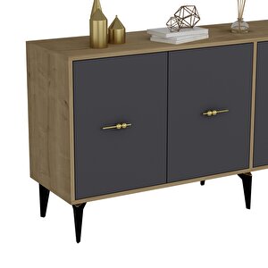 Sinta 180 Cm Konsol (kx180) Safirmeşe-antrasit Safir Antrasit