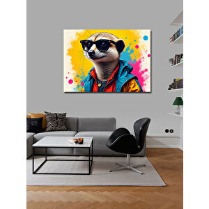 Kanvas Tablo Tarz Sahibi Hayvan 50x70 cm