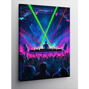 Kanvas Tablo Müzik Festivali Sahnesi 100x140 cm