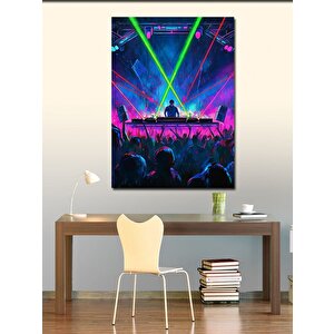 Kanvas Tablo Müzik Festivali Sahnesi 100x140 cm