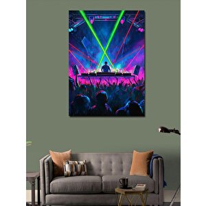 Kanvas Tablo Müzik Festivali Sahnesi 100x140 cm