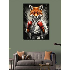 Kanvas Tablo Boksör Tilki 70x100 cm