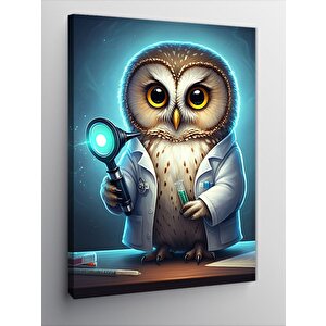 Kanvas Tablo Doktor  Baykuş 70x100 cm