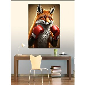 Kanvas Tablo Boksör Tilki 70x100 cm