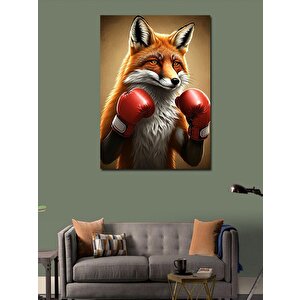 Kanvas Tablo Boksör Tilki 70x100 cm
