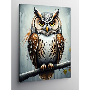 Kanvas Tablo Düşünen Baykuş 70x100 cm