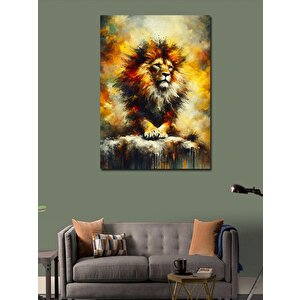 Kanvas Tablo Asil Aslan 70x100 cm