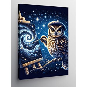 Kanvas Tablo Astral Baykuş 70x100 cm