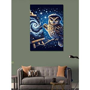 Kanvas Tablo Astral Baykuş 70x100 cm