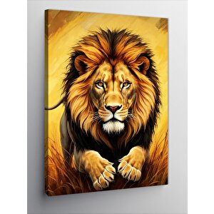 Kanvas Tablo Aslan Portresi 70x100 cm