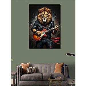 Kanvas Tablo Gitarcı Aslan 70x100 cm