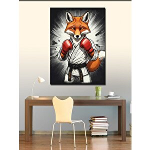Kanvas Tablo Boksör Tilki 50x70 cm
