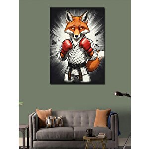 Kanvas Tablo Boksör Tilki 70x100 cm