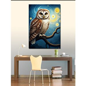 Kanvas Tablo Gece Baykuşu 70x100 cm