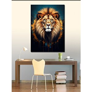 Kanvas Tablo Parlak Aslan 70x100 cm