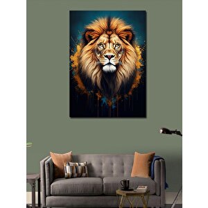 Kanvas Tablo Parlak Aslan 70x100 cm