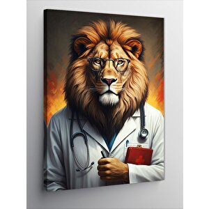 Kanvas Tablo Doktor Aslan 50x70 cm
