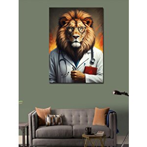 Kanvas Tablo Doktor Aslan 50x70 cm