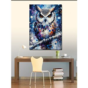 Kanvas Tablo Soyut Baykuş 50x70 cm