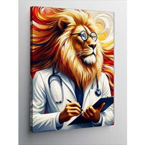 Kanvas Tablo Doktor Aslan 50x70 cm