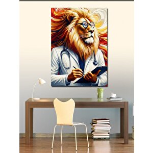 Kanvas Tablo Doktor Aslan 50x70 cm