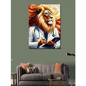 Kanvas Tablo Doktor Aslan 50x70 cm