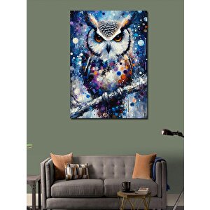 Kanvas Tablo Soyut Baykuş 70x100 cm