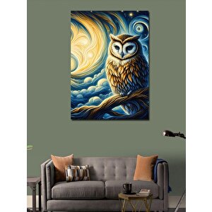 Kanvas Tablo Rüyadaki Baykuş 50x70 cm