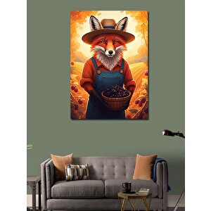 Kanvas Tablo Çiftçi Tilki 70x100 cm