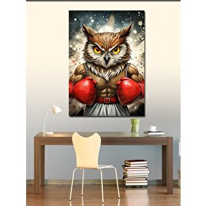 Kanvas Tablo Boksör Baykuş 70x100 cm