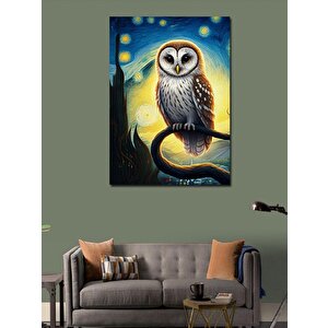 Kanvas Tablo Gece Baykuşu 70x100 cm