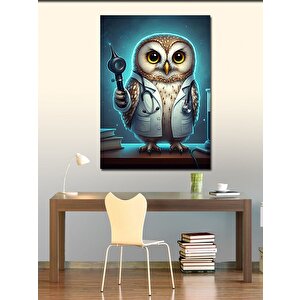 Kanvas Tablo Doktor Baykuş 50x70 cm