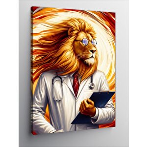 Kanvas Tablo Doktor Aslan 70x100 cm